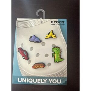 Crocs Jibbitz Dinosaurs Hotdog Bananas